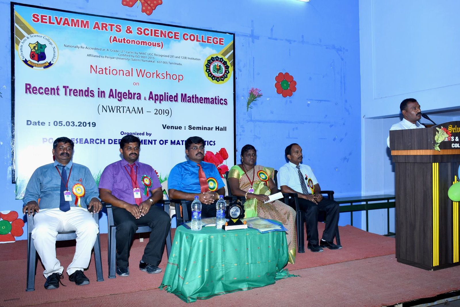 National Workshop On Recent Trends In Algebra And Applied Mathematics