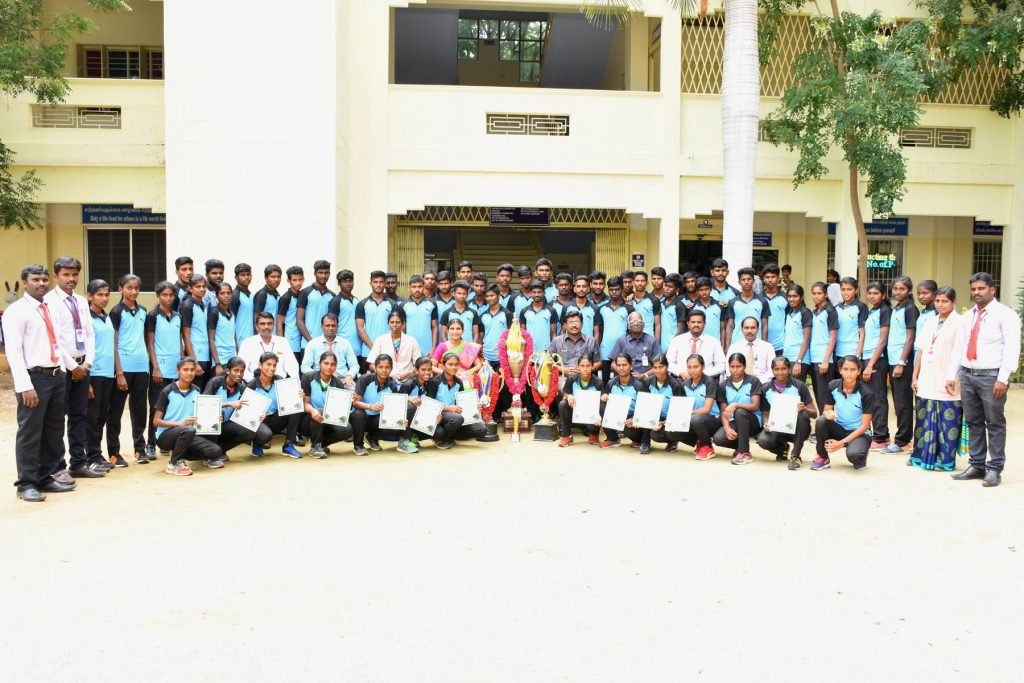 We bagged overall Championship for the 15th Consecutive Year in Periyar University Athletics.
